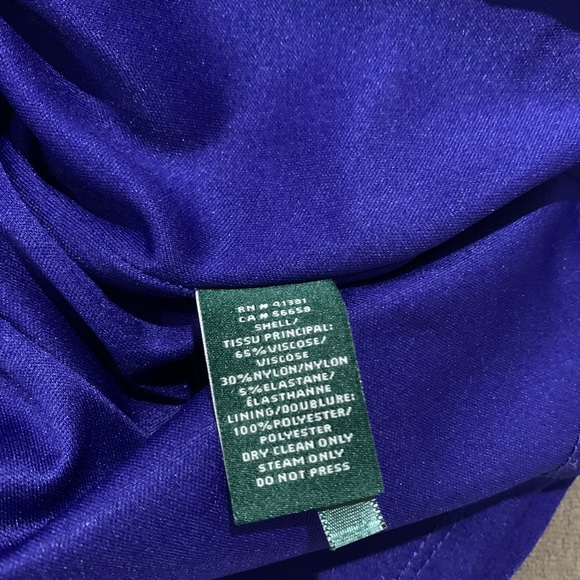 Lauren Ralph Lauren body con dress shoulder cutout size 4 - Picture 5 of 10